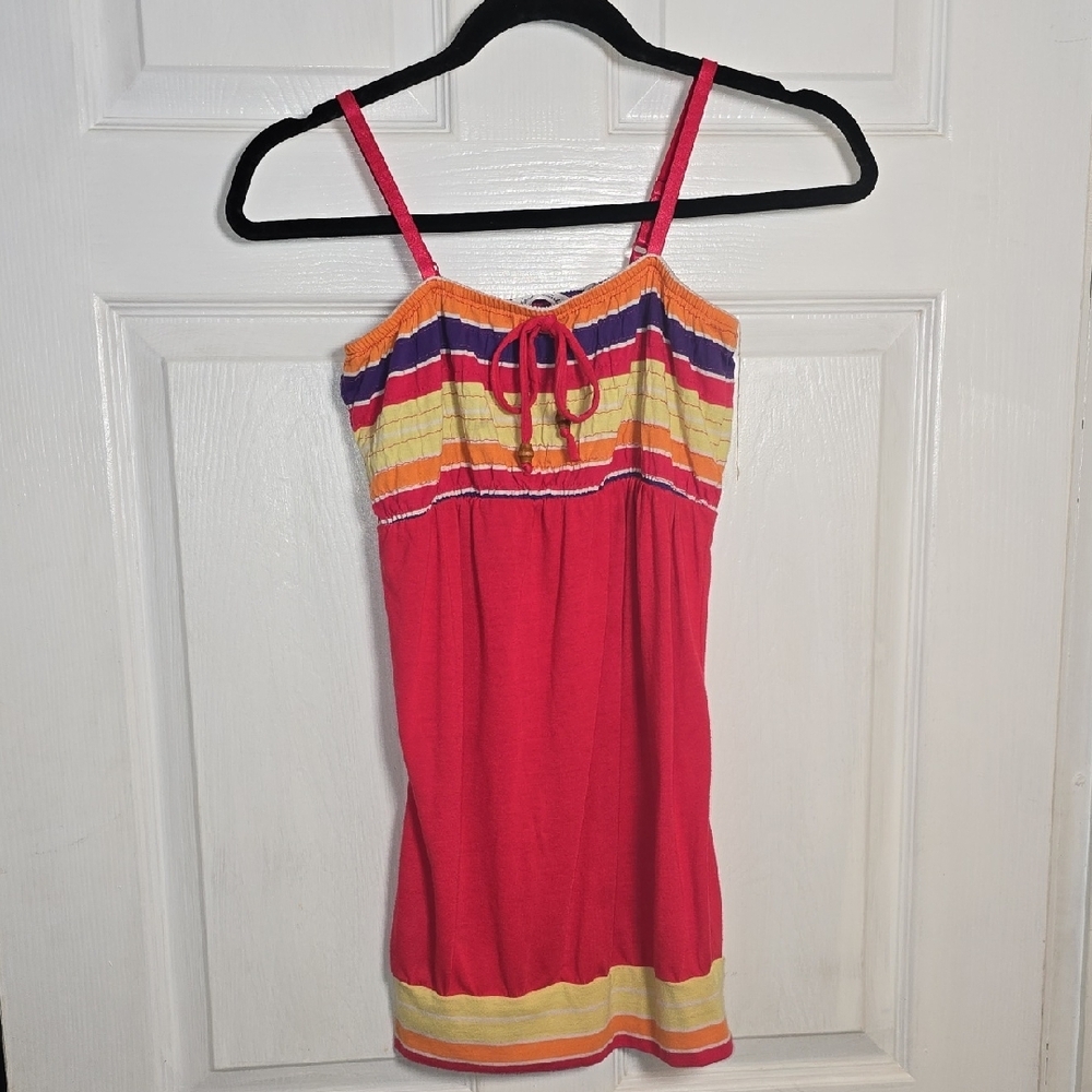 Derek Heart S Small Vibrant Striped Mini Dress